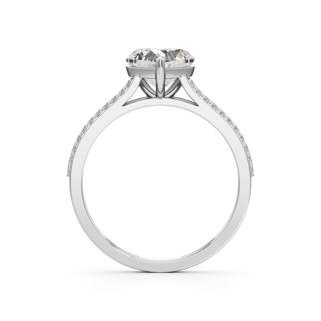 Amora Heart Diamond Ring