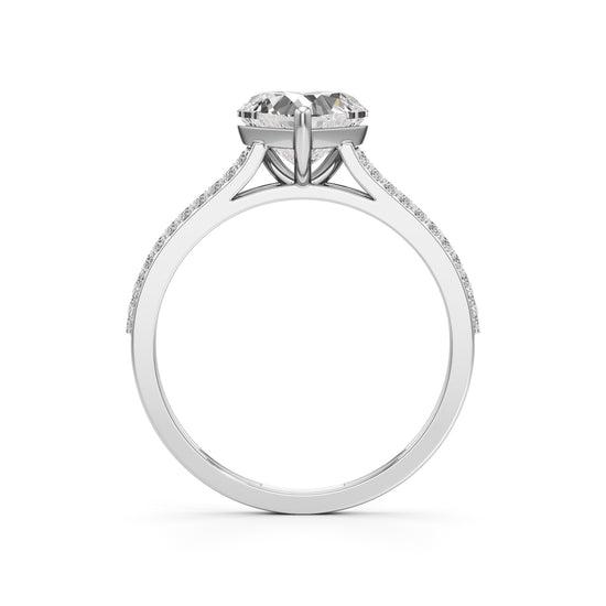 Amora Heart Diamond Ring