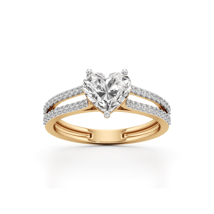 Amora Heart Diamond Ring