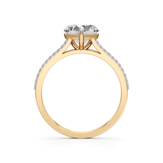 Amora Heart Diamond Ring