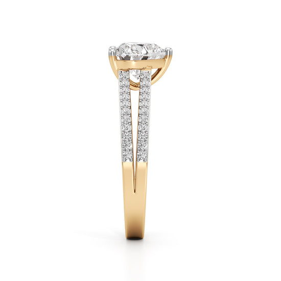 Amora Heart Diamond Ring