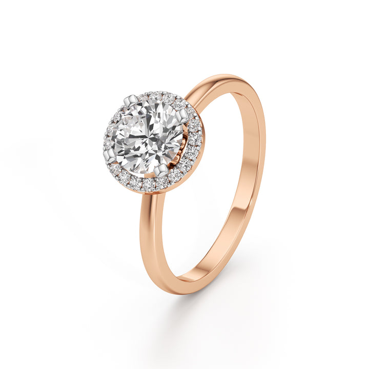 Liora Round Diamond Band