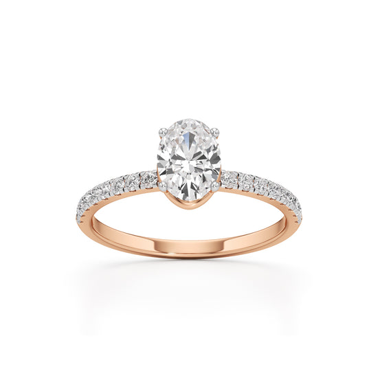 Aurelia Oval Radiance Ring