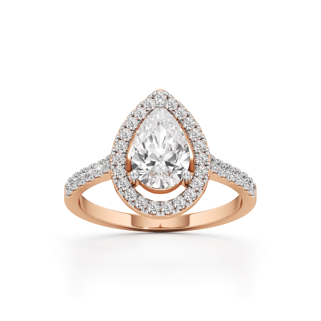 Elowen Teardrop Spark Ring