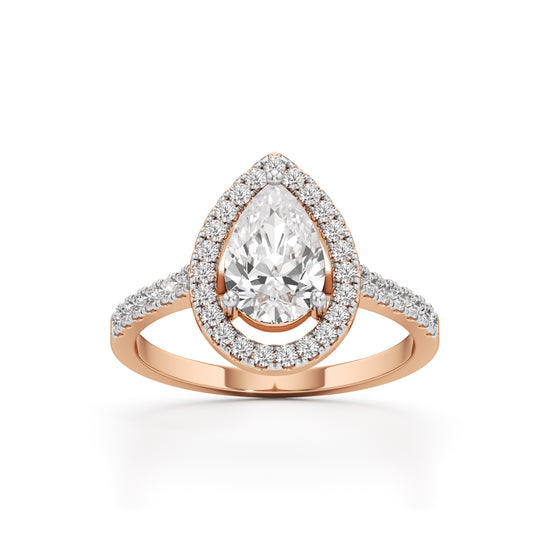 Elowen Teardrop Spark Ring