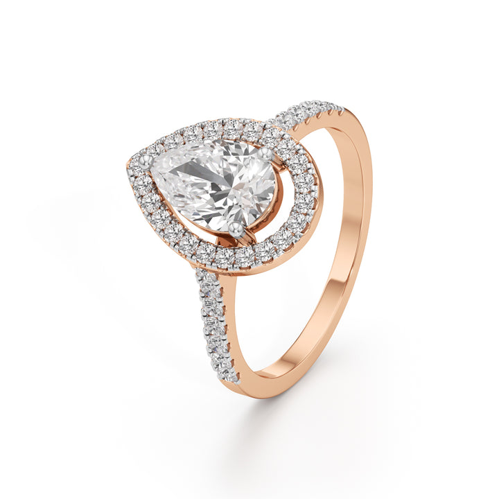 Elowen Teardrop Spark Ring