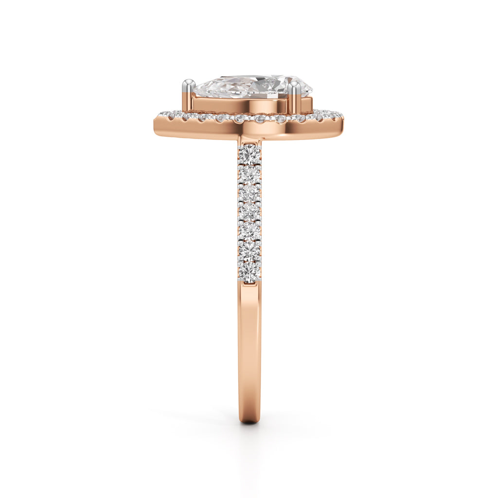 Elowen Teardrop Spark Ring