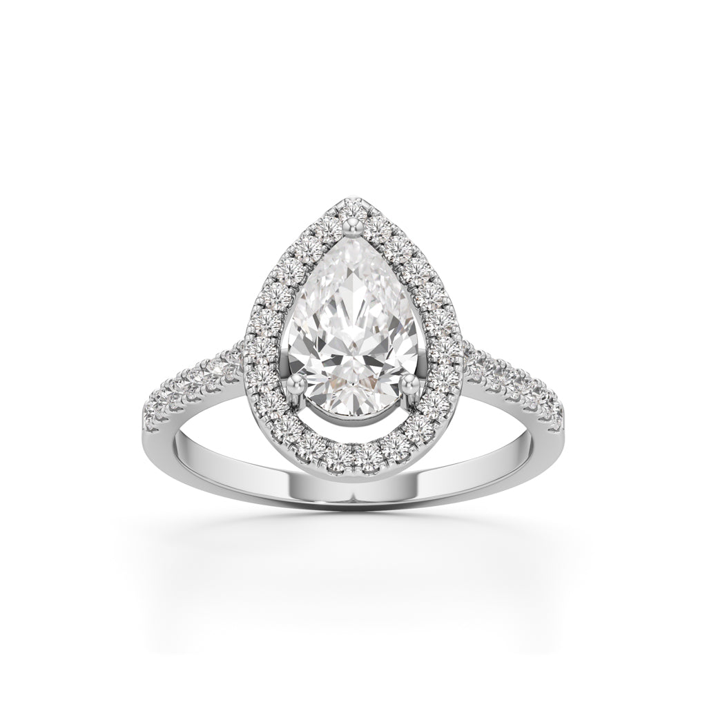Elowen Teardrop Spark Ring