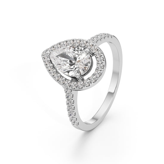 Elowen Teardrop Spark Ring