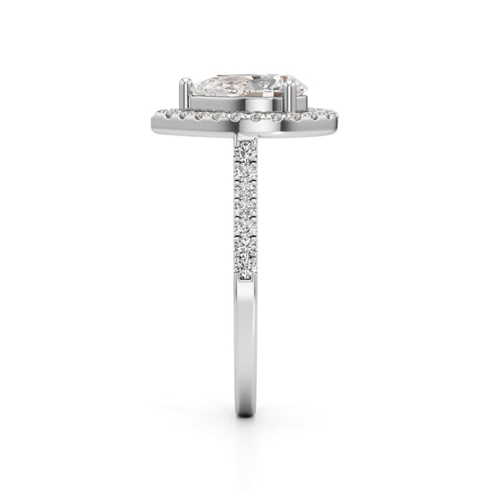 Elowen Teardrop Spark Ring