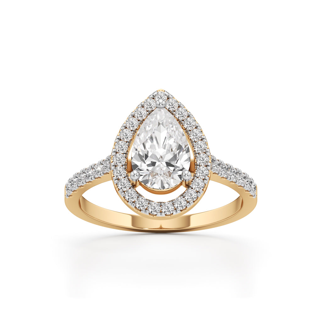 Elowen Teardrop Spark Ring