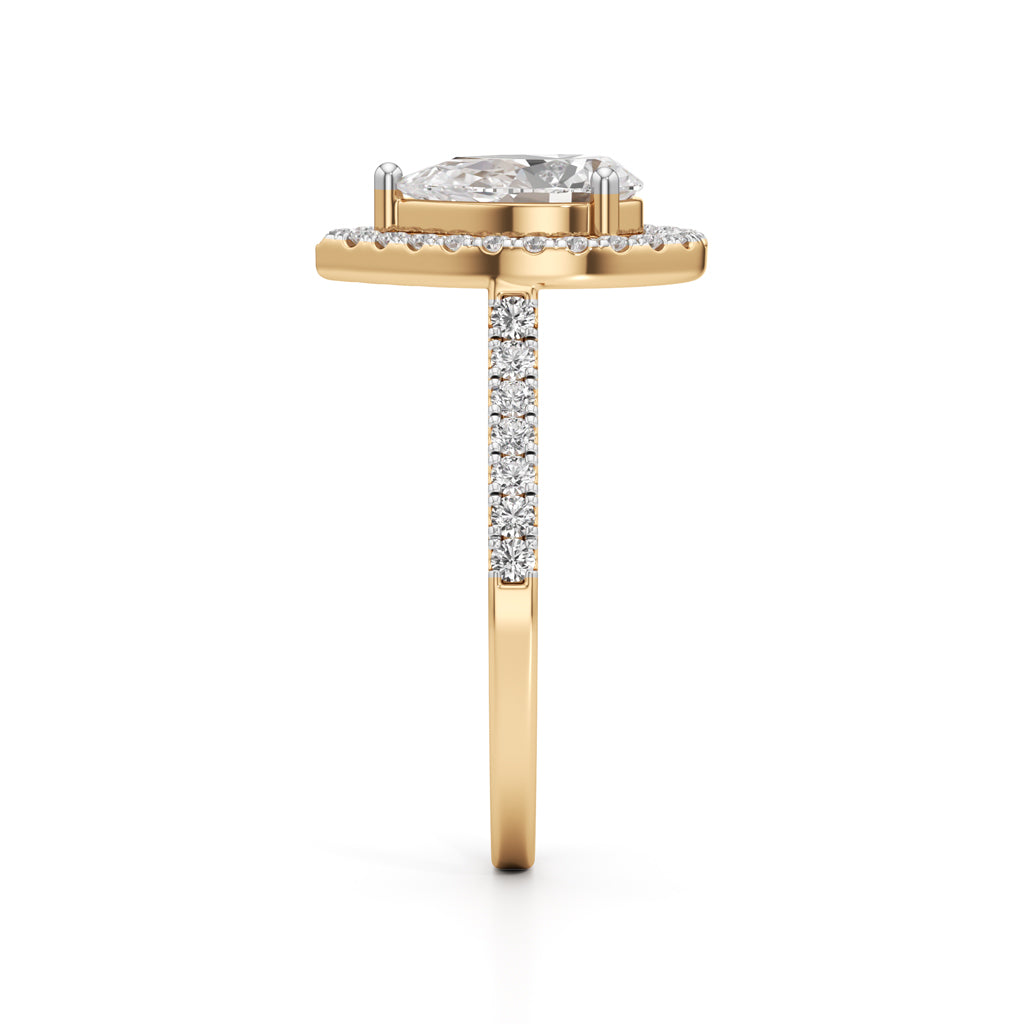 Elowen Teardrop Spark Ring