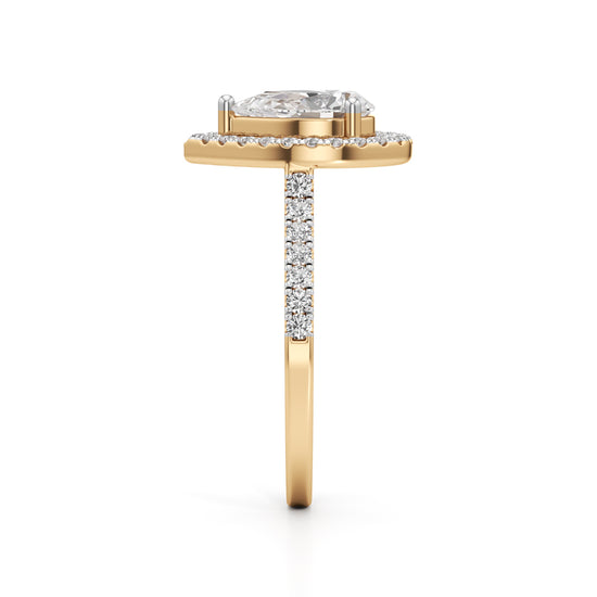 Elowen Teardrop Spark Ring