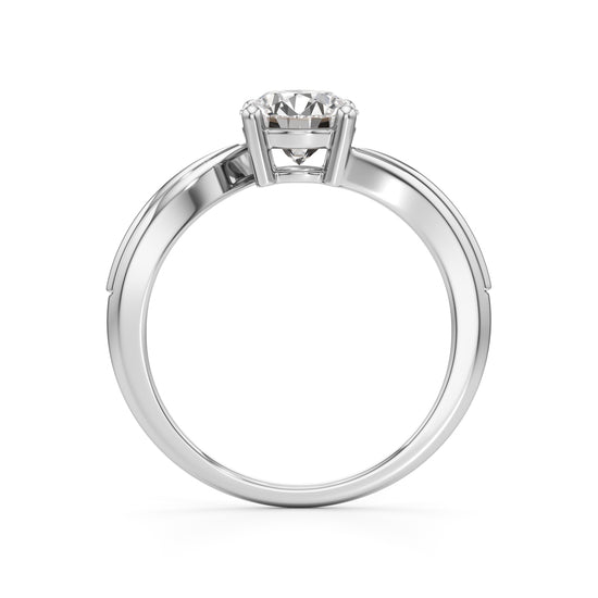 Elara Round Solitaire Ring