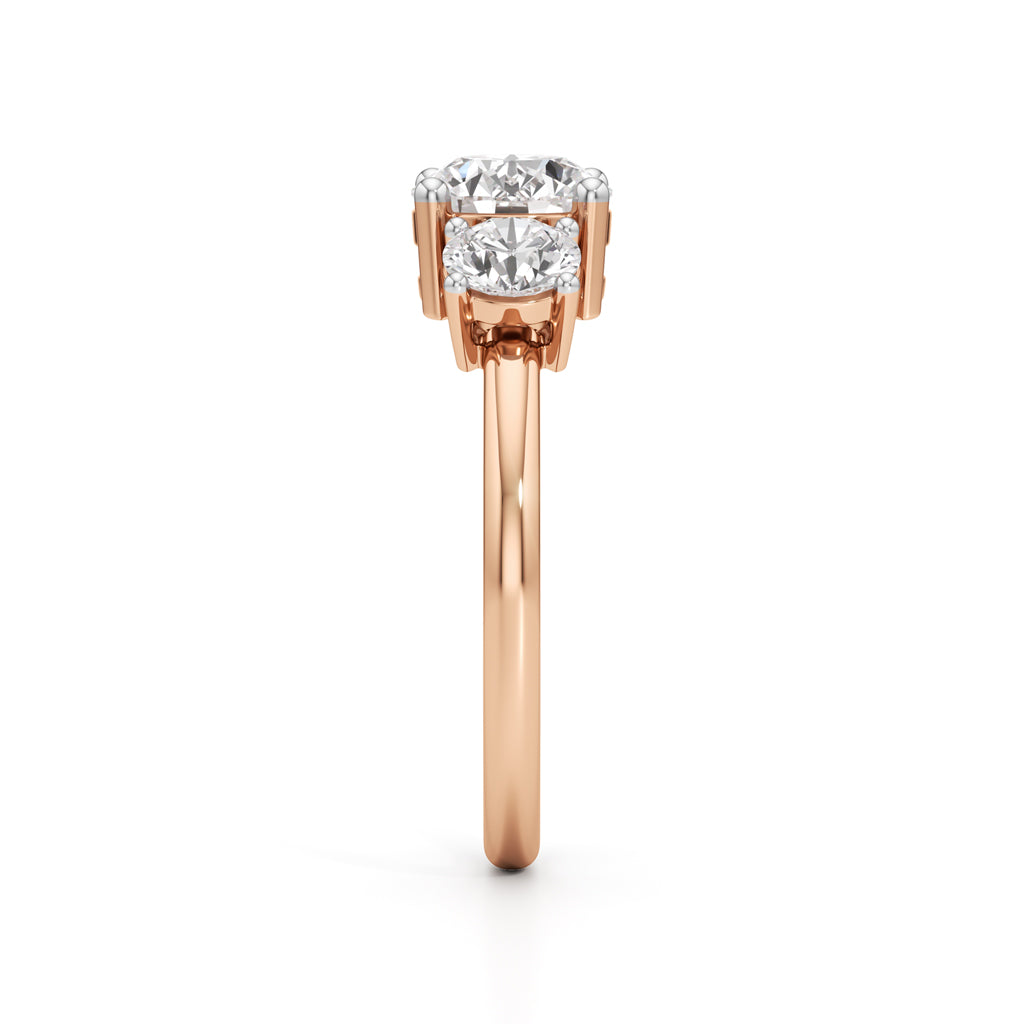 Aura ThreeStone Radiance Ring