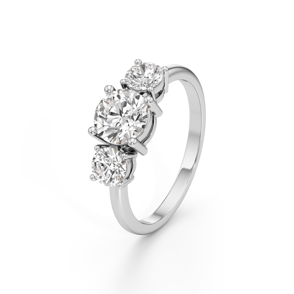 Aura ThreeStone Radiance Ring