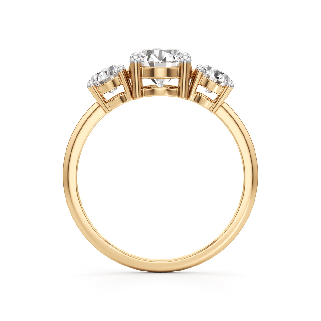 Aura ThreeStone Radiance Ring