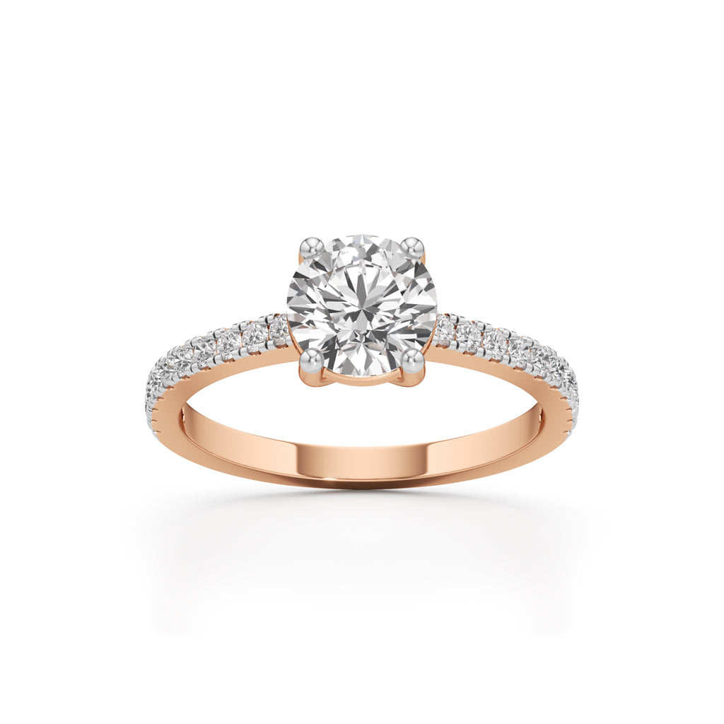 Celene Round Radiance Ring