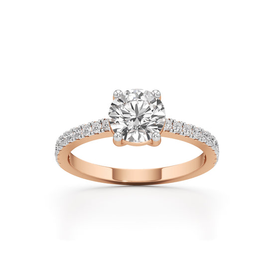 Celene Round Radiance Ring