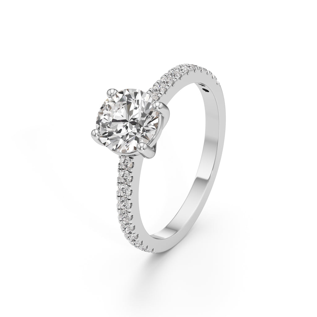 Celene Round Radiance Ring