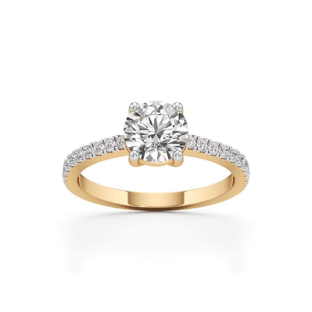 Celene Round Radiance Ring