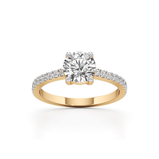 Celene Round Radiance Ring