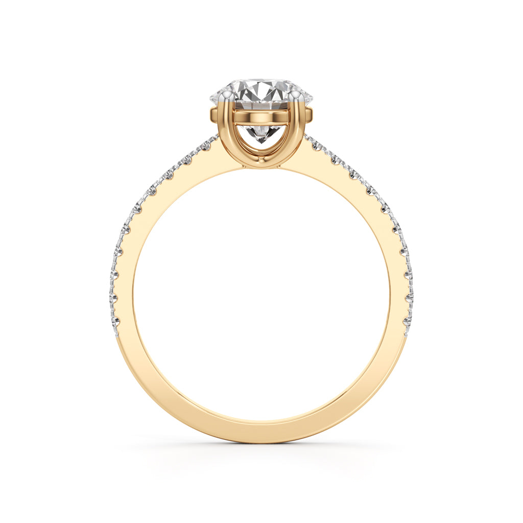 Celene Round Radiance Ring