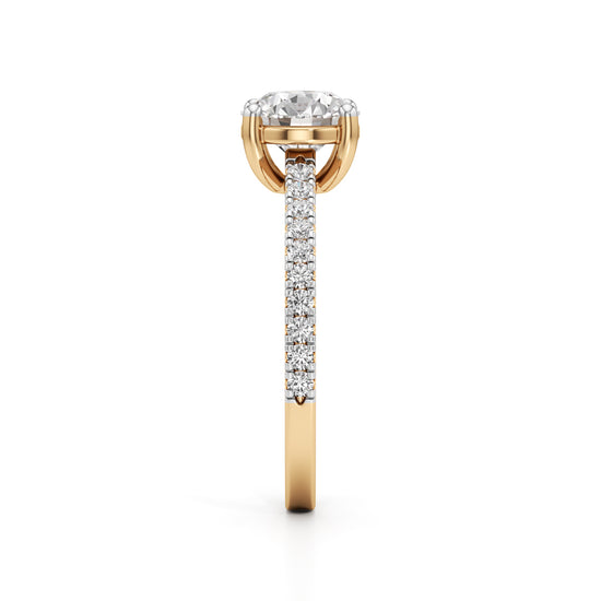 Celene Round Radiance Ring