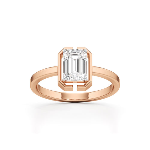 Clarisse Emerald Solitaire