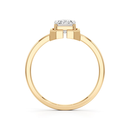 Clarisse Emerald Solitaire
