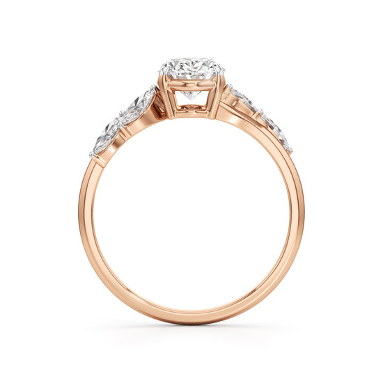 Elanora Oval Marquise Ring