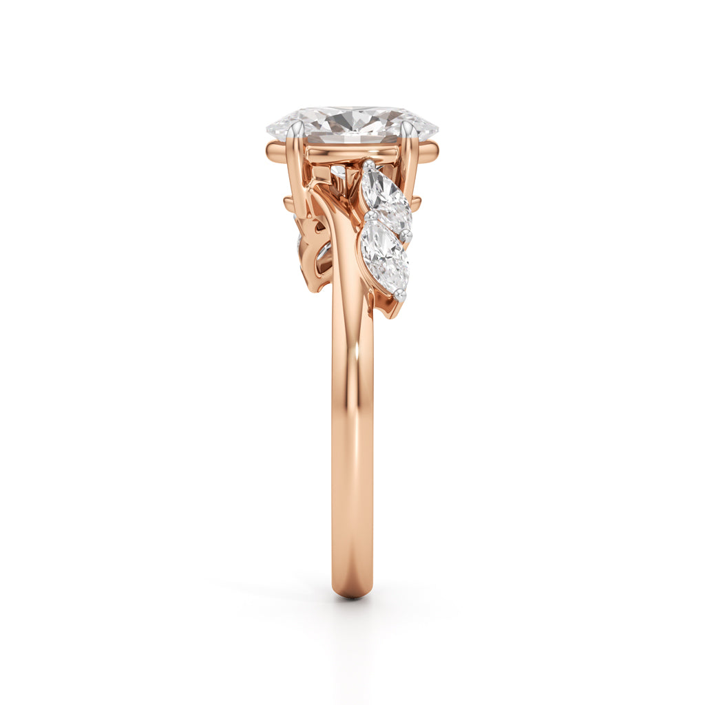 Elanora Oval Marquise Ring