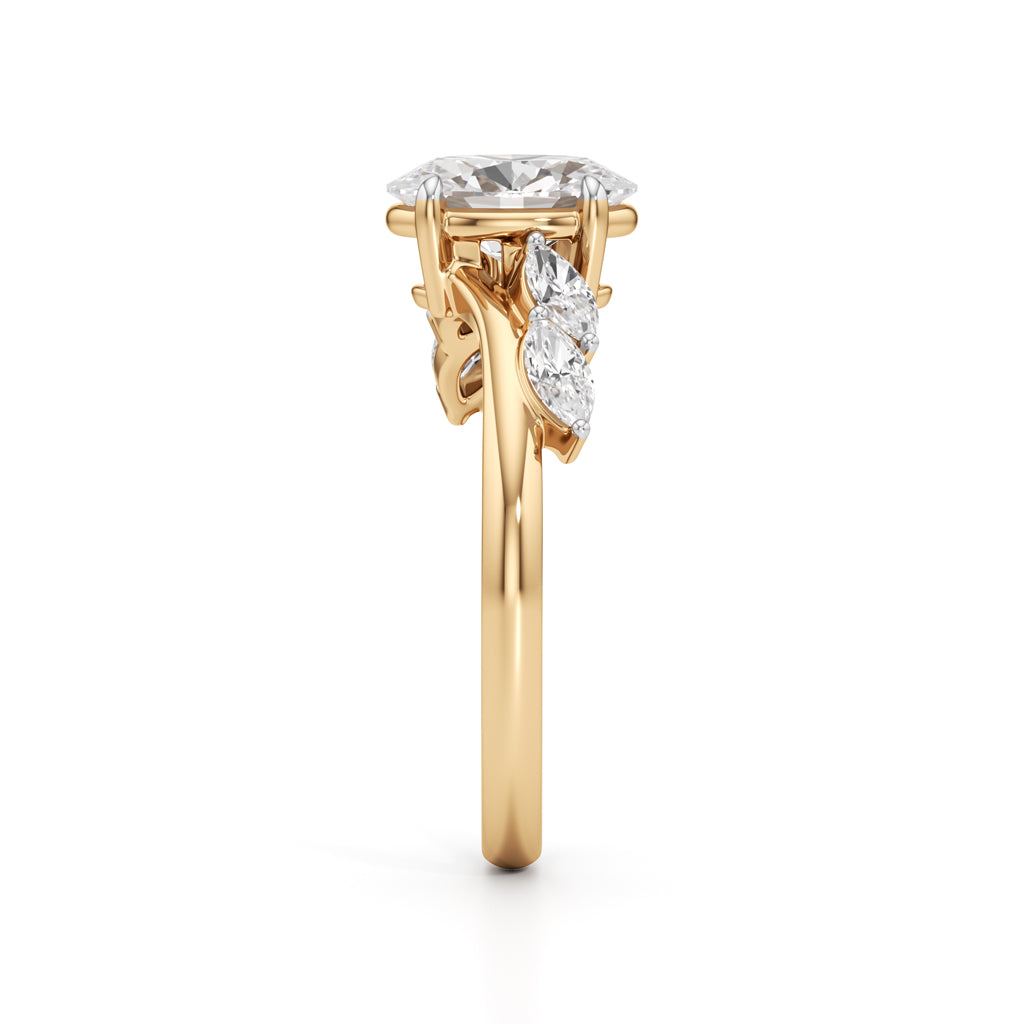 Elanora Oval Marquise Ring