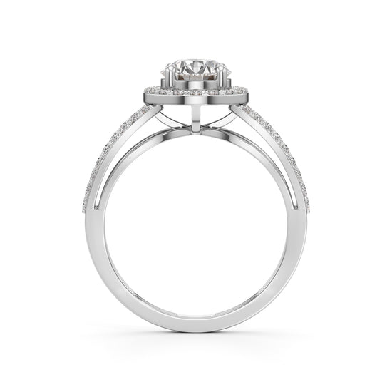 Solenne Round Diamond Ring