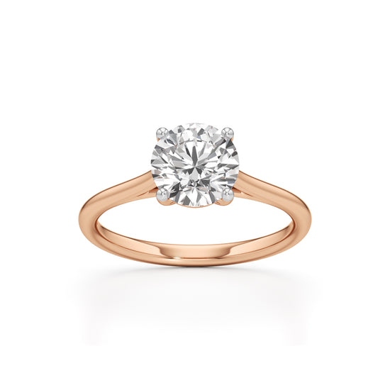 Apex Solitaire Diamond Ring