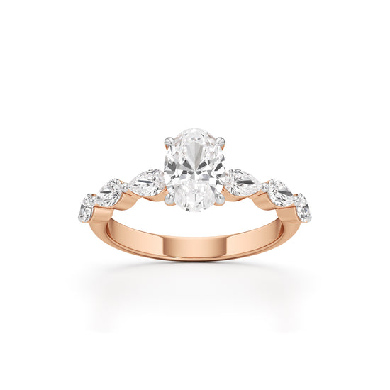Seraphina Oval Bloom Ring