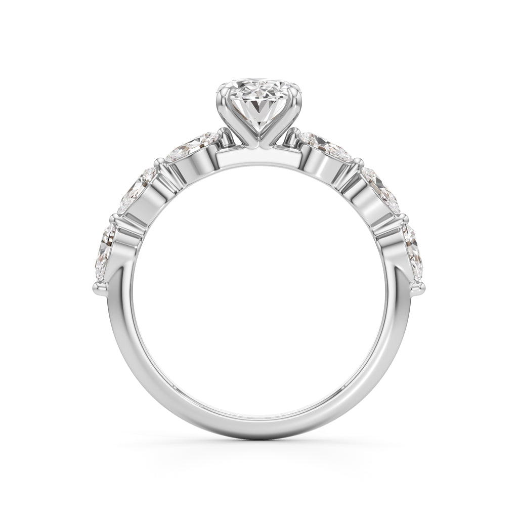 Seraphina Oval Bloom Ring