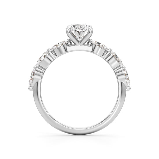 Seraphina Oval Bloom Ring