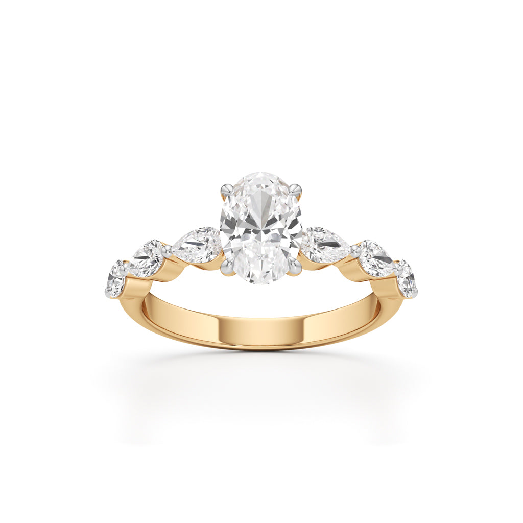 Seraphina Oval Bloom Ring