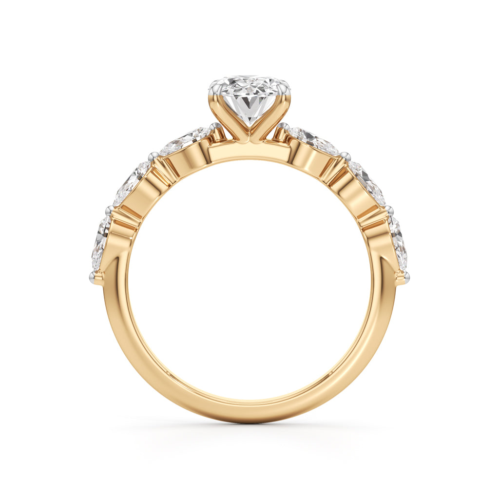 Seraphina Oval Bloom Ring