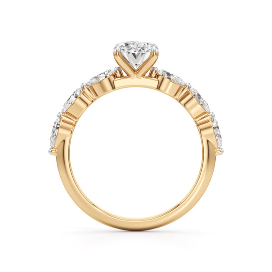 Seraphina Oval Bloom Ring