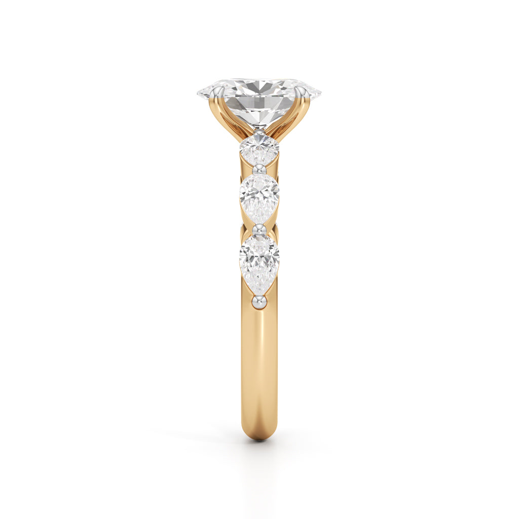 Seraphina Oval Bloom Ring