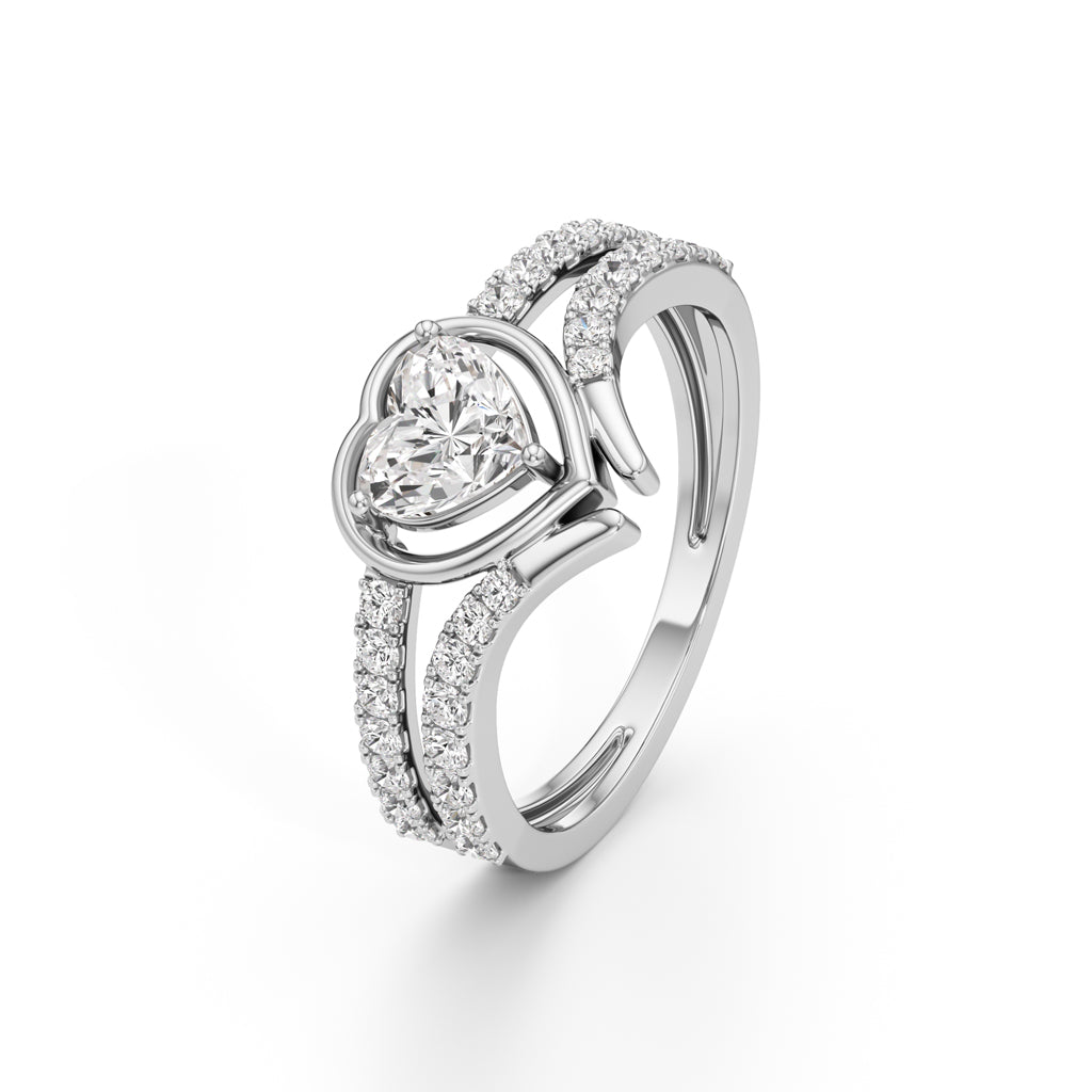 Amoria Heart Spark Ring