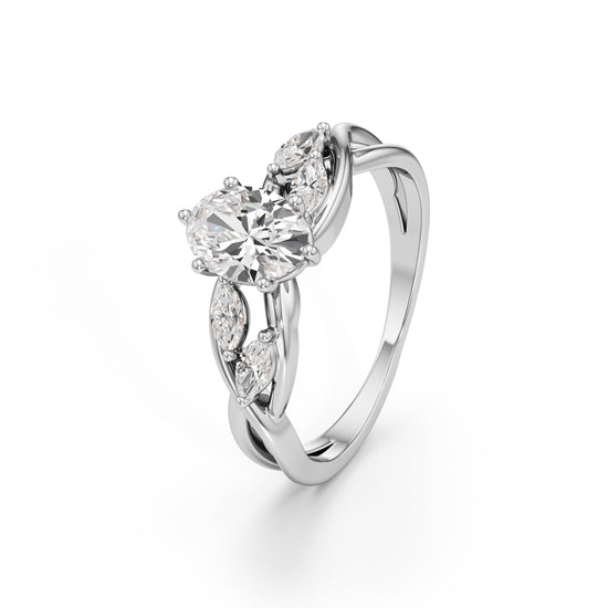 Celestia Twist Diamond Ring