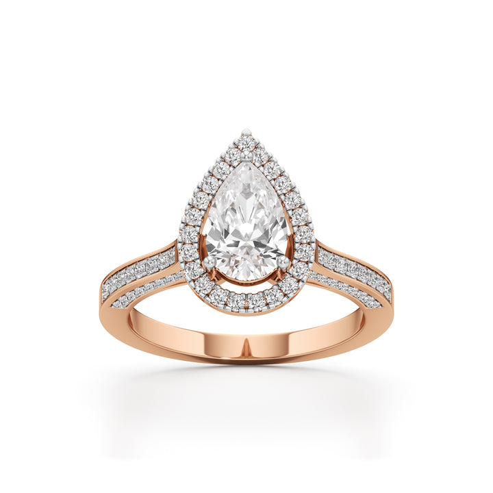 Serena Teardrop Glow Ring