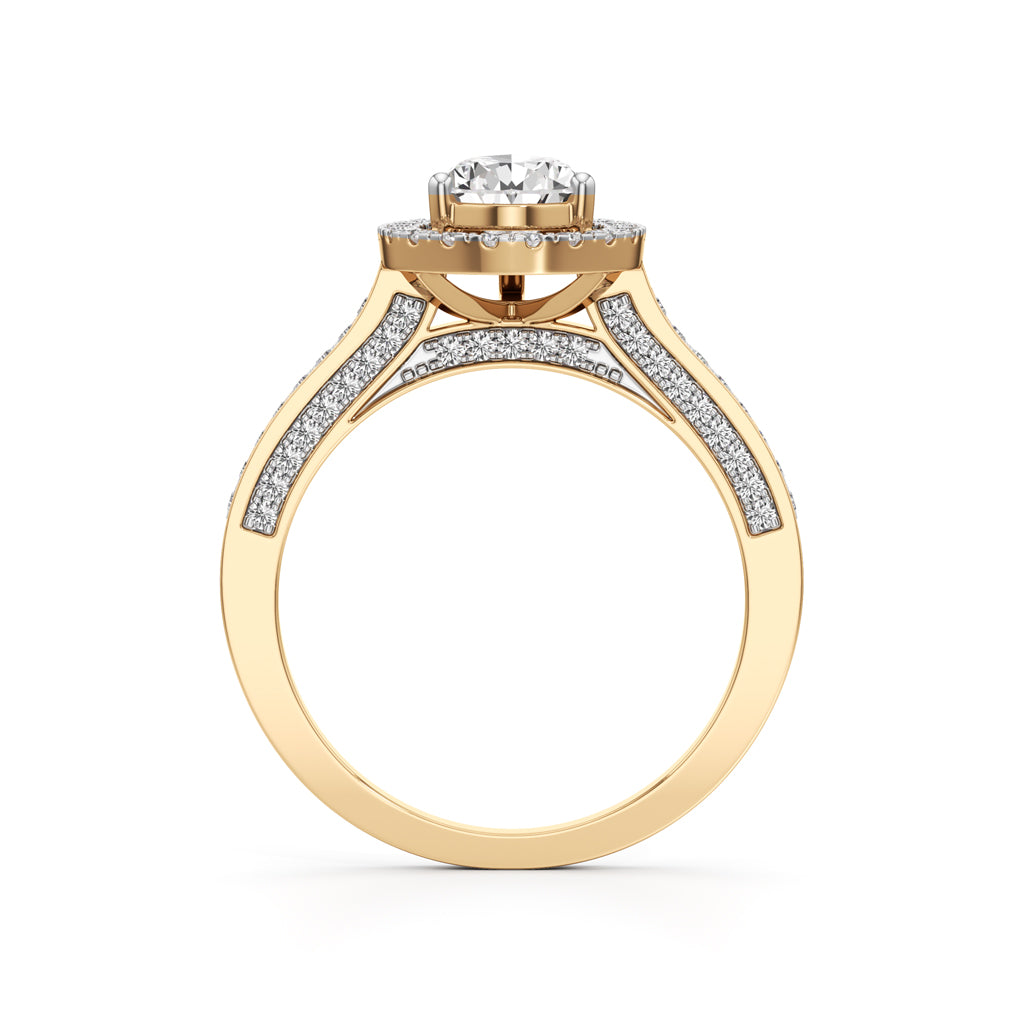 Serena Teardrop Glow Ring