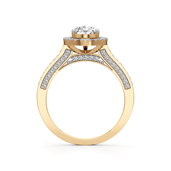 Serena Teardrop Glow Ring