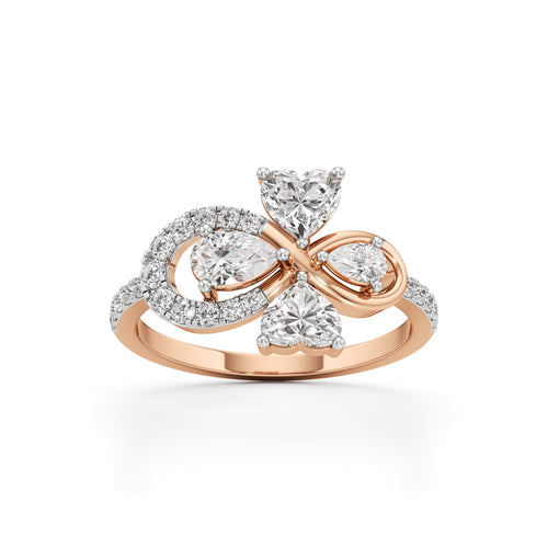 Eterna Bloom Diamond Ring