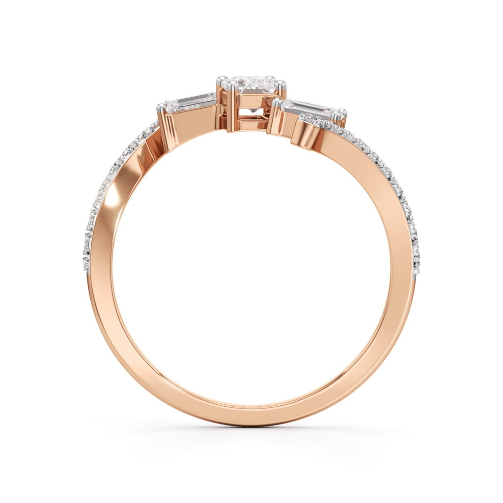 Celeste Spiral Elegance Ring
