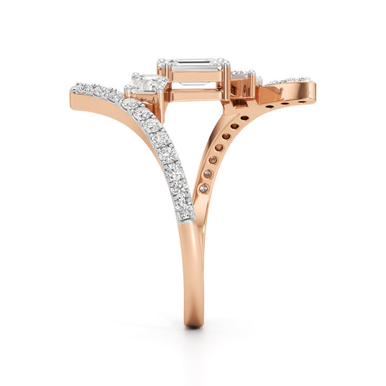 Celeste Spiral Elegance Ring